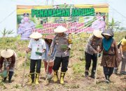 Wujudkan Swasembada Pangan, Polres Jombang Tanam Jagung di Lahan Kosong