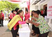 Ketua Bhayangkari Daerah NTT Sambut Hangat Kedatangan Ketua Umum Bhayangkari Ny. Juliati Sigit Prabowo di Kupang
