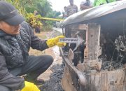 Polres Aceh Timur Selidiki Terbakarnya Mobil Warga Idi Cut