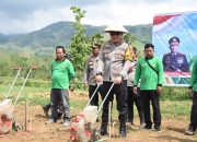 Manfaatkan Lahan Kritis, Polres Bondowoso Bersama Kodim 0822 Tanam Jagung Gelorakan Swasembada Pangan