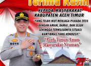 Kapolres Aceh Timur: Terima Kasih Atas Pelaksanaan Pilkada Berjalan Yang Aman dan Lancar