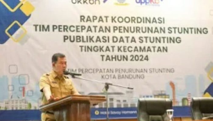 Pj Sekda Kota Bandung Tekankan Penanganan Stunting Hingga Nol