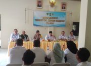 Maman Badruzaman Pimpin Rapat Minggon Kecamatan Kedungwaringin Bahas Hal Penting