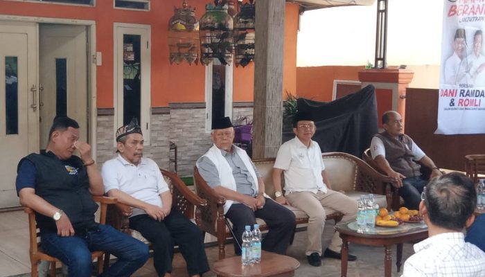 Cabup No. 01 Dani Ramdan Bersilaturahmi Dengan Tokoh Masyarakat Kedung Waringin, Warga Aspirasikan Dani Melanjutkan 5 tahun Kedepan
