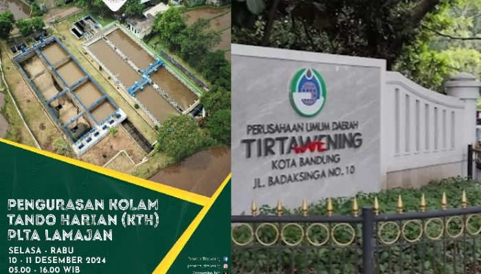 Perumda Tirtawening Lakukan Perawatan Rutin KTH 10-11 Desember 2024
