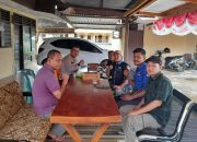Kapolsek Geumpang Ipda M. Rizal SKM., MH, Ngopi Bareng Bersama Wartawan
