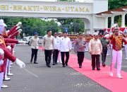Presiden Prabowo Disambut Meriah di Pembukaan Apel Kasatwil Polri 2024
