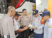 Jelang Nataru, Ditlantas Polda Jatim Laksanakan Ramcek Angkutan Umum dan Tes Urine Pengemudi
