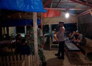 Patroli Malam, Personel Polsek Blang Mangat Sampaikan Imbauan Kamtibmas