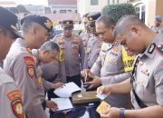 Polres Lhokseumawe Gelar Apel Pemeriksaan Senpi dan Amunisi Personel