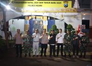 Bupati,Kapolres Dan Dandim 0805 Ngawi Pantau Langsung Malam Natal Dan Tahun Baru