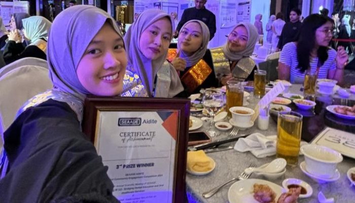 Zhafira Khansa Rachmadanti, Mahasiswa UNAIR Bawa Bangga Nama Indonesia