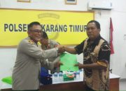 Kapolsek Cikarang Timur Pimpin Pelepasan Tiga Anggotanya Yang Purna Tugas.