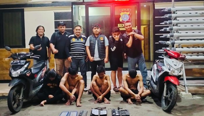 Satreskrim Polsek Cikarang Timur Tangkap 4 Pelaku Spesialis Curanmor, Dua Resedivis Salemba Jakarta Pusat