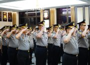 Kapolri Pimpin Upacara Kenaikan Pangkat untuk 10.548 Perwira Polri