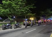 Polresta Banyuwangi Gelar Patroli Gabungan Skala Besar Antisipasi Balap Liar
