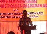 Polres Pasuruan Kota Bangun Barak Dalmas, Wujud Perhatian Kepada Anggota