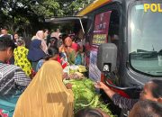 Harkamtibmas Polresta Banyuwangi Sambang Warga Gelorakan Mayur Kamtibmas.