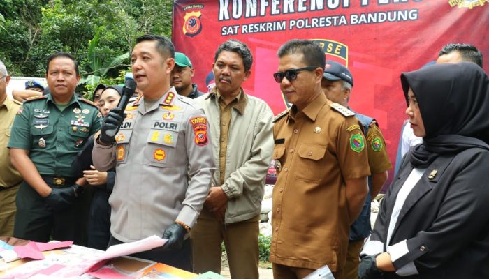 Penambangan Emas Ilegal di Gerebek Polresta Bandung, Bupati Bandung Berikan Apresiasi