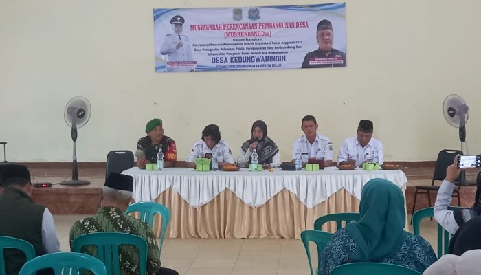 Hj.Tita Komala Minta Musrenbangdes Fokus Bahas Insfrastruktur, Sarana Pendidikan, Kesehatan Dan Drainase.