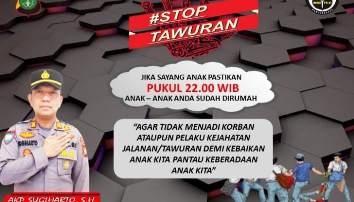 Kapolsek Cikarang Timur Respon Cepat Berikan Himbauan Terkait Maraknya Aksi Tawuran di Kalangan Remaja