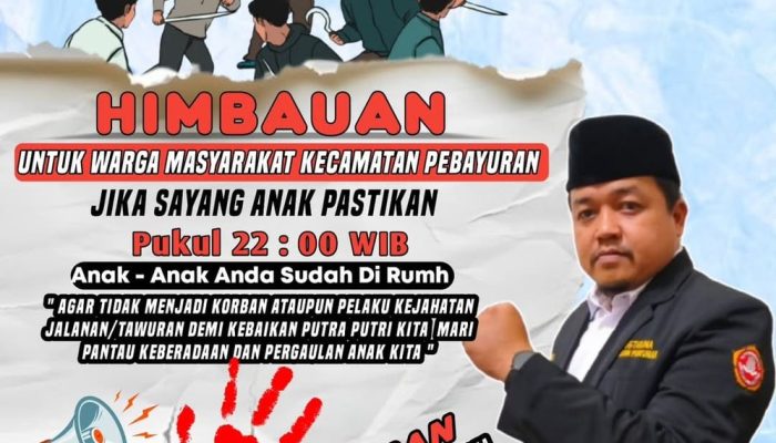 Ketua Karang Taruna Pebayuran Soroti Aksi Tawuran Remaja Yang Kerap Terjadi