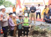 Kapolda Jatim Letakkan Batu Pertama Pembangunan Mako Satpolairud di Malang.