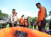 Polres Bondowoso bersama BPBD Siapkan Personel Tangani Bencana Hidrometeorologi.