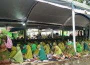 Pengajian Rutin Muslimat NU Ahad Wage di Masjid Nurul Falah Berlangsung Khidmat.