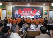 Polres Lamongan Berhasil Ungkap 29 Kasus Narkoba, 39 Tersangka Diamankan.