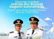 Indrata Nur Bayuaji dan Gagarin Sumrambah Resmi Dilantik sebagai Bupati dan Wakil Bupati Pacitan Periode 2025-2030.