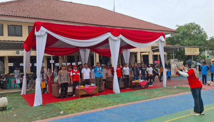 Kapolsek Cikarang Timur Hadiri Kegiatan BOTRAM di Kelurahan Sertajaya