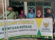Sekcam Ciktim Apresiasi Respon Cepat BAZNAS Kabupaten Bekasi Bantu Perbaiki Rumah Warganya