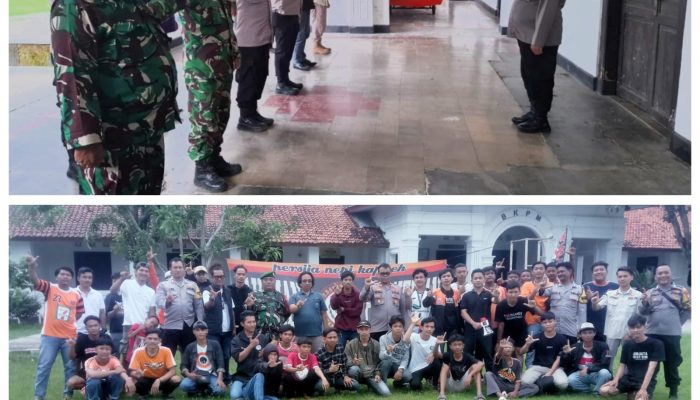 Kapolsek Pebayuran Pimpin Apel Gabungan, Monitoring, Pengamanan Pertandingan Sepak Bola liga 1, Laga Persib kontra Persija