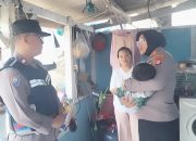 “Aksi Terpuji” Kapolsek Kedung Waringin Serahkan Bantuan kepada Anak Penderita Hidrosefalus (Pembesaran kepala)