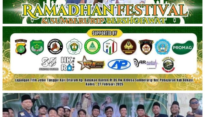 Karang Taruna Bersama Pemdes Sumberurip Adakan Ramadhan Festival Serta Sumberurip Bersholawat.