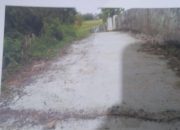 Proyek Dari Dana Desa Belum Dapat Tiga Bulan Sudah Pecah Di Dusun Sorak Desa Beringin Kecamatan Tambelangan.