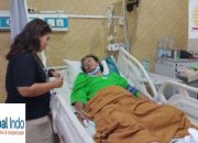 Vanguard Peduli Sesama, Jenguk Ketua AWS di RS Soewandi”