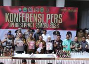 Walikota Apresiasi Polresta Malang Kota Sukses Tekan Kriminalitas di Operasi Pekat Semeru 2025.
