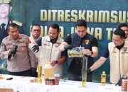 Polda Jatim Berhasil Ungkap MinyaKita Palsu, Dua Home Industry di Sampang dan Surabaya Digrebek.
