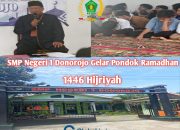 SMP Negeri 1 Donorojo Gelar Pondok Ramadhan 1446 Hijriah 2025,Untuk Penguatan Iman dan Karakter Siswa.