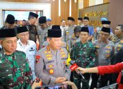 Perkuat Silaturahmi, Kapolri-Panglima TNI Hadiri Safari Ramadhan di Polda Lampung.