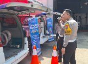 Mudik Auto Nyaman Polres Nganjuk Hadirkan Cafe dan Bengkel Gratis.