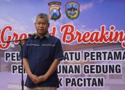 Peletakan Batu Pertama Pembangunan Kantor Mapolsek Pacitan Kota.