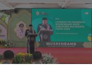 Kepala Bappeda Kabupaten Mojokerto, Bambang Eko Wahyudi Saat Paparkan Data Fidepan Peserta Musrenbang 2025.