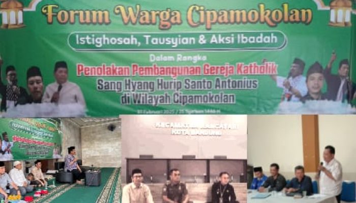 Diduga Langgar Aturan Serta Terindikasi Suap Dan Pengkondisian, Warga Tolak Pembangunan Rumah Peribadatan