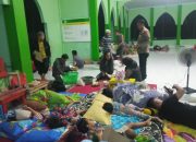 “Tanggap Darurat” Terdampak Banjir Polsek Kedung Waringin Gencarkan Patroli Malam Temui Para Pengungsi.