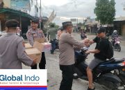 Tebar Kebaikan, Polsek Cikarang Timur Berbagi Takjil Kepada Para Pengguna Jalan