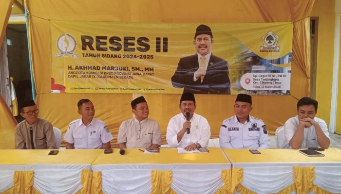 Gelar Reses, H.Akhmad Marjuki Berjanji Akan Perjuangkan Usulan Masyarakat Cikarang Timur