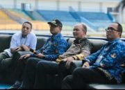 Presiden Prabowo Subianto Resmikan 17 Stadion Bertaraf lnternasional GBLA Salah Satunya